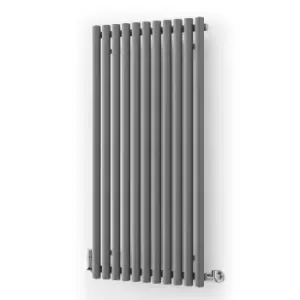 Image of Terma Rolo Room Matt Light Grey Horizontal Or Vertical Designer Radiator, (W)590mm X (H)1200mm