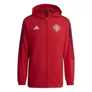 Image of adidas Manchester United Pre Match Jacket Mens - Red