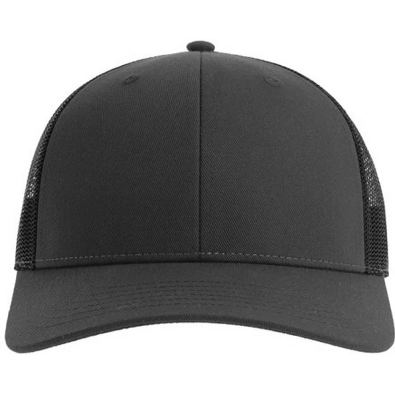 Image of Atlantis Atlantis Men Bryce 5 Panel Trucker Cap in Dark Grey Dark Grey One Size Male 5063107599162
