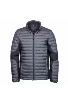 Image of Teejays Padded Full Zip Crossover Jacket