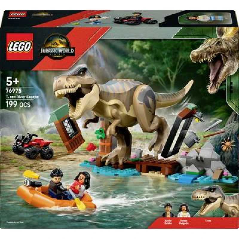 Image of LEGO Jurassic World 76975 LEGO JURASSIC WORLD Escape from the T.Rex 76975