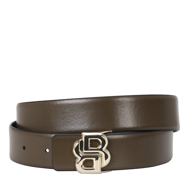 Image of Boss Womens BIcon Distinctive Buckle Belt Black female 38R (100cm)