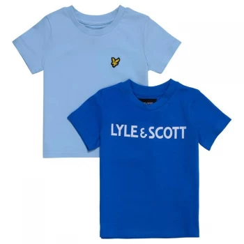 Image of Lyle and Scott Lyle 2pc SS Tee Set BB13 - Imperial Blue
