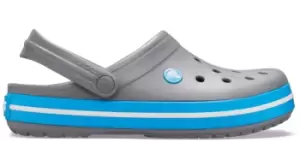 Image of Crocs Crocband Clogs Unisex Charcoal / Ocean M12