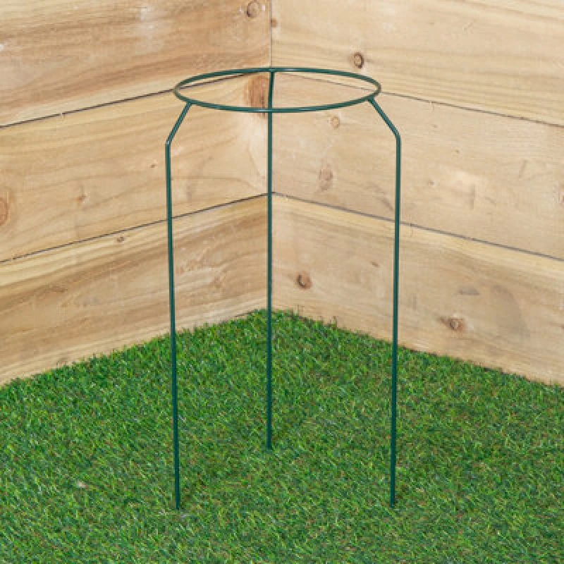 Image of Samuel Alexander Tom Chambers Green Metal Herbaceous Garden Plant Support Ring Small Dark Green unisex