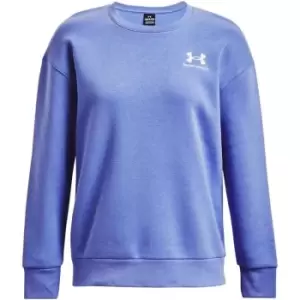 Image of Under Armour Armour Essential Crew Sweater Womens - Blue