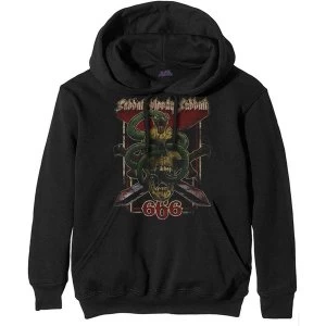 Image of Black Sabbath - Bloody Sabbath 666 Mens X-Large Pullover Hoodie - Black