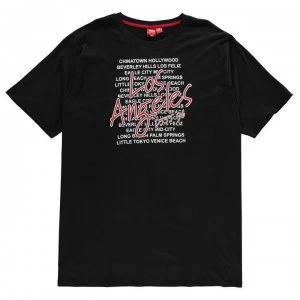 Image of D555 Alfonso LA T Shirt Mens - Black
