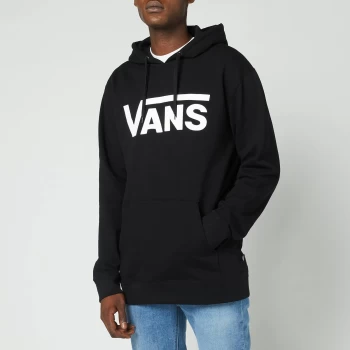 Image of Vans Mens Classic Pullover Hoodie - Black/White - XXL