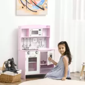Image of Homcom Kitchen Set For Kids With Lights/Sounds