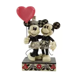 Image of Disney Traditions Mickey And Minnie Love Balloon Figurine