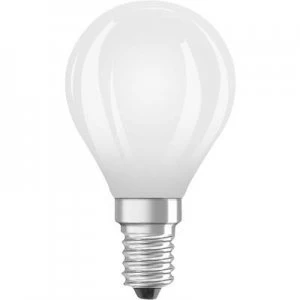 Image of OSRAM LED (monochrome) EEC A++ (A++ - E) E14 Droplet 7.00 W = 60 W Cool white (Ø x L) 45mm x 45mm