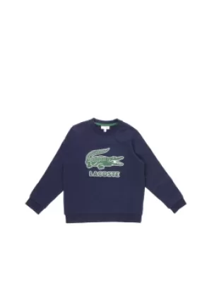 Image of LACOSTE Sweatshirt Boys Blue cotone