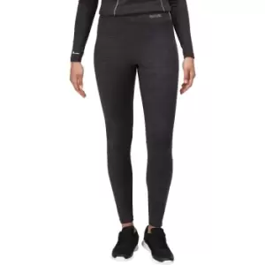 Image of Regatta Womens Holeen Moisture Wicking Winter Leggings 16R - Waist 33' (84cm), Inside Leg 31