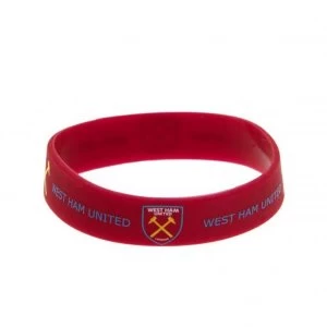 Image of West Ham United FC Silicone Wristband