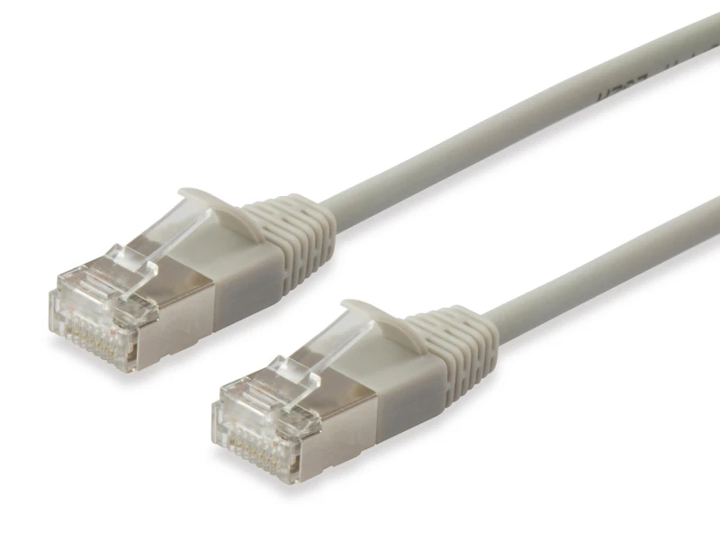 Image of Equip Cat.6A F/FTP Slim Patch Cable. 10m. Beige