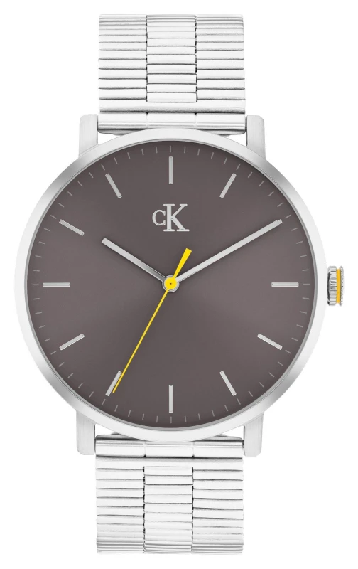 Image of Calvin Klein 25200547 CK REAL Three-Hand Quartz (42mm) Grey Watch