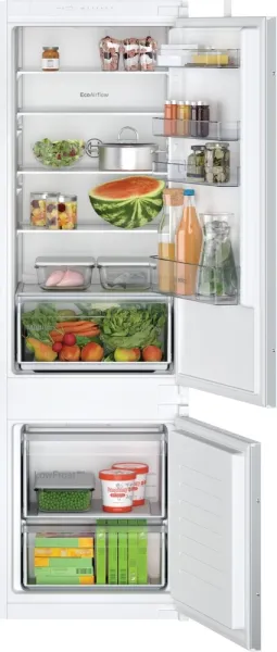 Image of Bosch Serie 2 KIV87NSE0G 270L Low Frost Integrated Fridge Freezer