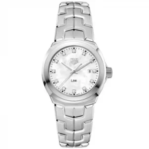 Image of TAG Heuer Link Diamond Stainless Steel Bracelet Watch