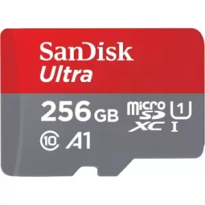 Image of SanDisk Ultra MicroSDXC Card 120MB/s Class 10 UHS-I - 256GB