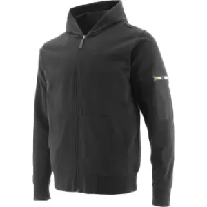 Image of Caterpillar Mens Loopback Full Zip Hoodie Black M