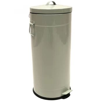 Image of Charles Bentley Retro 30L Pedal Bin - Green