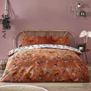 Image of Furn. Wildlings Single Duvet Cover Set Cotton Polyester Warm Sienna