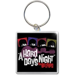 Image of The Beatles - Hard Days Night Guitar Keychain