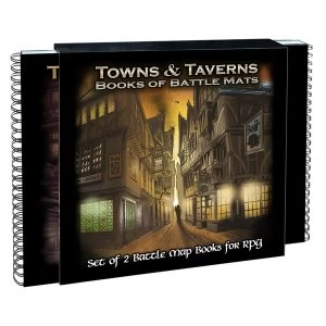 Image of Towns and Taverns: Set of 2 Battle Map Books