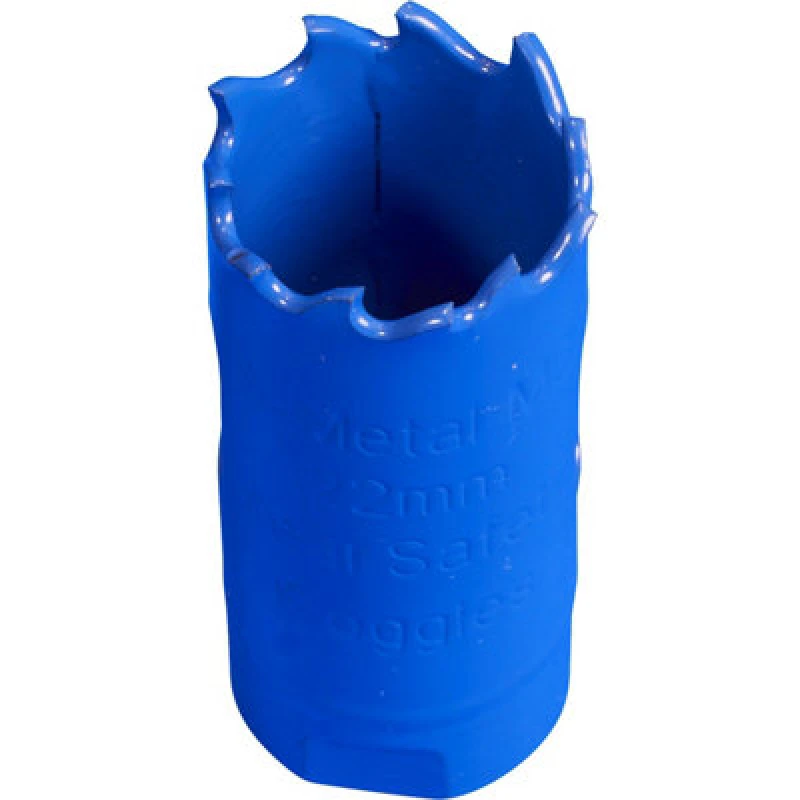 Image of Loops 22mm HSS Hole Saw Blade - Milled Teeth - Bi-Metal M3 Steel Long Lasting Drill Metallics