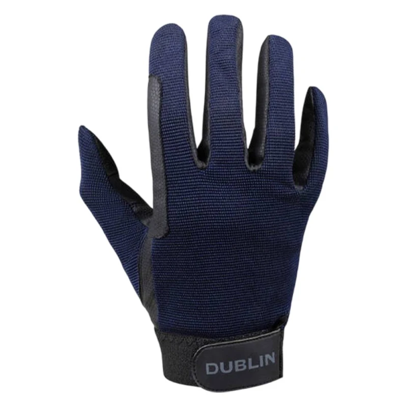 Image of Dublin All Season II Riding Gloves in Navy Size: Small Navy Unisex S