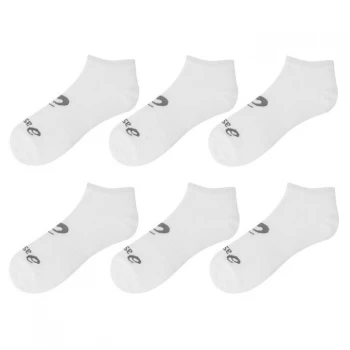 Image of Asics Invisible Socks 6 Pack - White