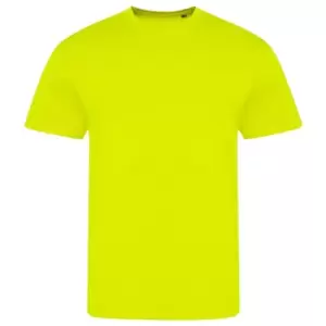 Image of AWDis Unisex Adults Electric Tri-Blend T-Shirt (M) (Electric Yellow)
