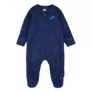 Image of Nike Velour Coverall Baby Boys - Blue