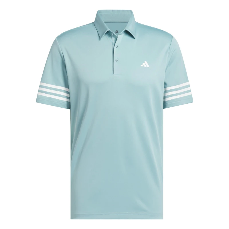 Image of adidas 3 Stripe Polo Shirt Mens Mint male S
