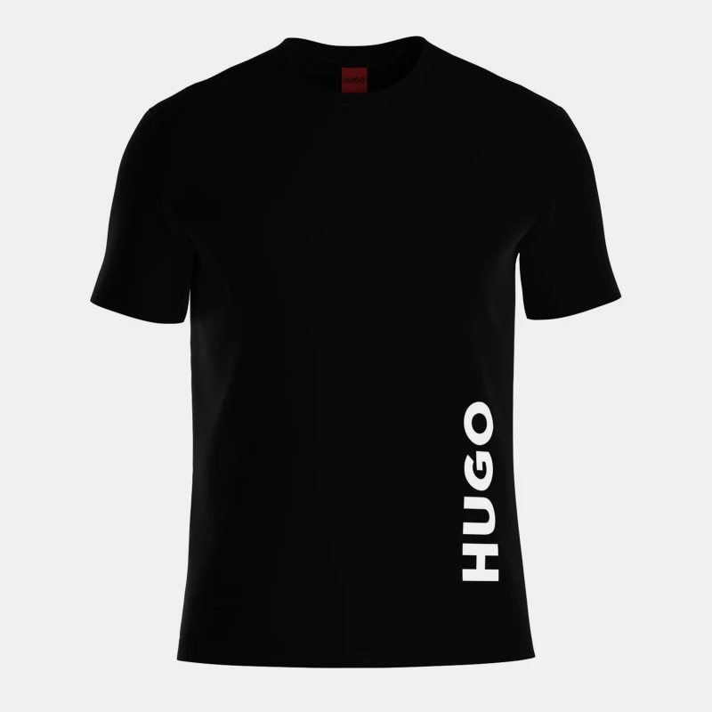 Image of Hugo Mens Relaxed Short Sleeve Pyjama T-Shirt Black 002 male XS
