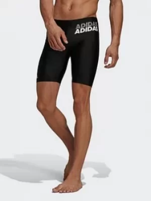 Image of adidas Lineage Swim Jammers, Black/White Size M Men