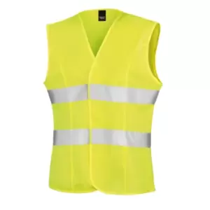Image of Result Womens/Ladies Reflective Safety Tabard (Pack of 2) (M) (Fluorescent Yellow)