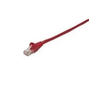 Image of Intellinet Network Patch Cable Cat6A 15m Red Copper S/FTP LSOH / LSZH PVC RJ45 Gold Plated Contacts Snagless Booted Polybag