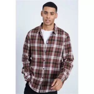 Image of I Saw It First Brown Check Shirt - Brown