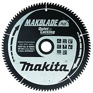 Image of Makita B 08800 Makblade Plus 100 Teeth Circular Saw Blade 260 x 30mm