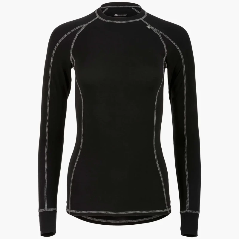 Image of Womens Thermal shirt Highlander Bamboo 190 Noir Female M