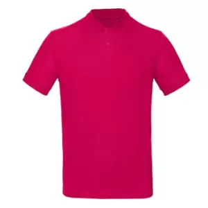 Image of B&C Mens Inspire Polo (Pack of 2) (S) (Raspberry Sorbet)