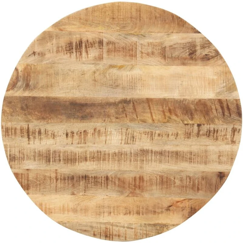Image of VIDAXL Table Top Solid Mango Wood Round 15-16mm 60cm Vidaxl 8719883793498