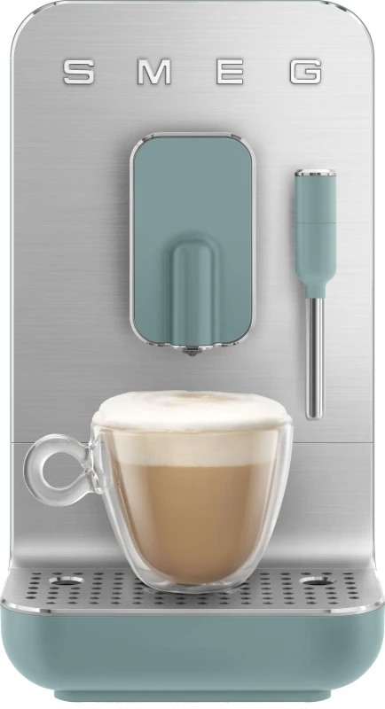 Image of Smeg 50's Style BCC12EGMUK Bean to Cup Coffee Machine - Green