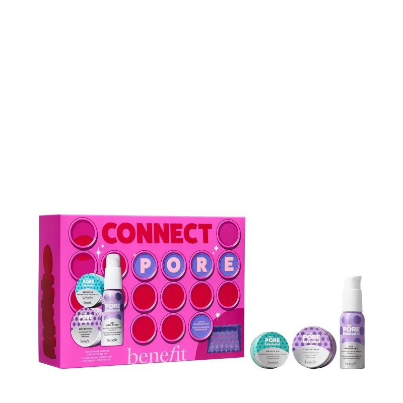 Image of benefit Connect PORE Porefessional Skin Care Gift Set, with Limited Edition Beauty Bag (Worth £52)