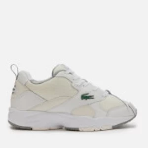 Image of Lacoste Mens Storm 96 120 Chunky Running Style Trainers - White/Off White - UK 9
