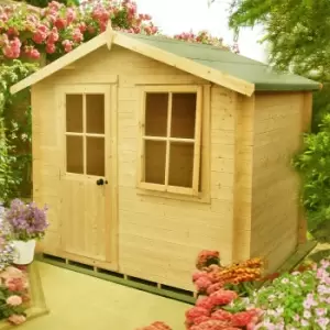 Image of Shire Avesbury 2.1m x 2.1m Log Cabin Summerhouse (19mm)