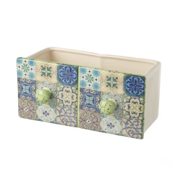 Image of Medium Ceramic Drawer Style Pot By Heaven Sends
