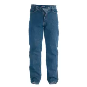 Image of Duke Mens Rockford Tall Comfort Fit Jeans (32XL) (Stonewash)